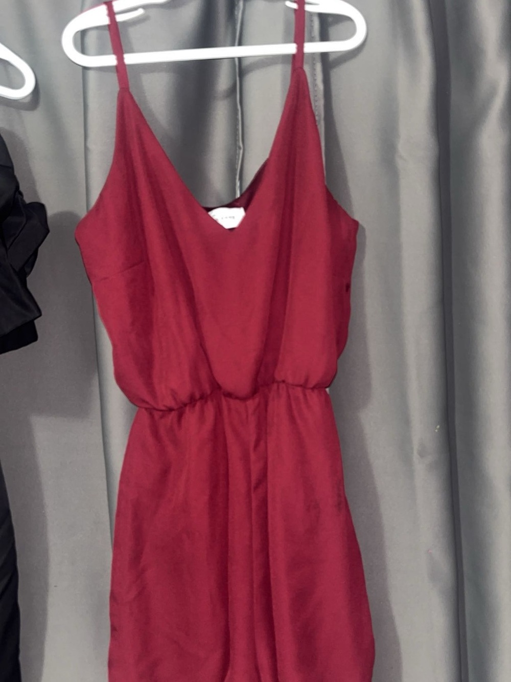 Adrienne Burgundy Romper size small!!